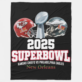2025 Super Bowl Showdown  Fleece Blanket