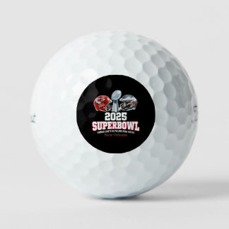 2025 Super Bowl Showdown Golf Balls