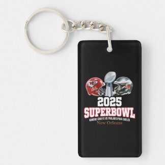 2025 Super Bowl Showdown Key Ring