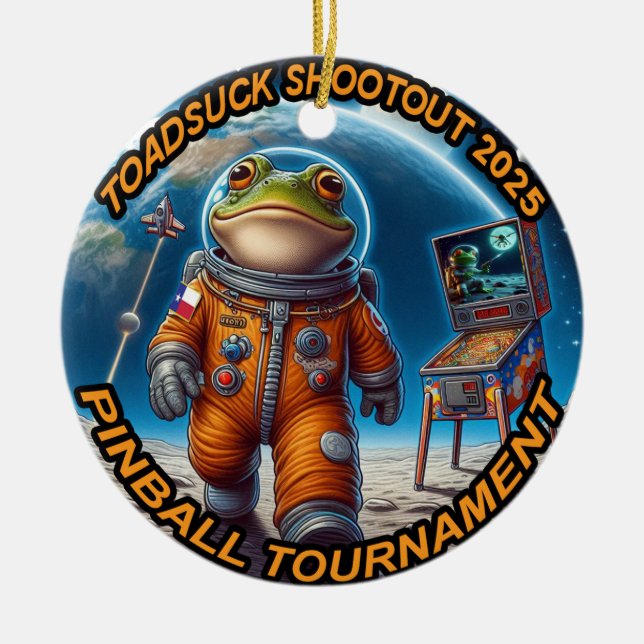 2025 ToadSuck Shootout Christmas Ornament (Front)