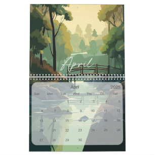 2025 Tranquil Scenes Calendar