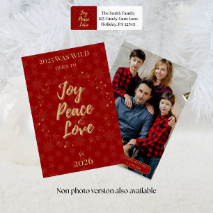 "2025 Was Wild" Photo Christmas & Holiday Card
