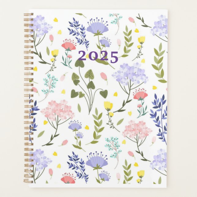  2025 weekly monthly planner (Front)