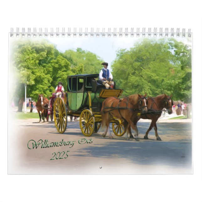 2025 Williamsburg Oils Calendar (Cover)