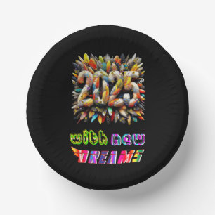 2025 With New Dreams Paper Plate