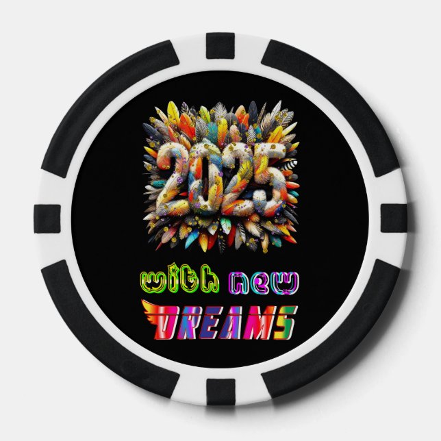 2025 With New Dreams Poker Chips (Front)