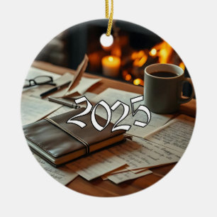 2025 Writer Ceramic Tree Decoration