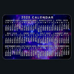 2025 Year Monthly Calendar Outer Space Nebula Magnet<br><div class="desc">This 2025 year monthly calendar flexible magnet shows the days of the week for each month in white on an outer-space background made of the Small Magellanic Cloud tinted blue. The Small Magellanic Cloud is a galaxy about 200, 000 light-years way that orbits our own Milky Way spiral galaxy. This...</div>
