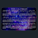 2025 Year Monthly Calendar Outer Space Nebula Magnet<br><div class="desc">This 2025 year monthly calendar flexible magnet shows the days of the week for each month in white on an outer-space background made of the Small Magellanic Cloud tinted blue. The Small Magellanic Cloud is a galaxy about 200, 000 light-years way that orbits our own Milky Way spiral galaxy. This...</div>