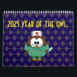 2025 year of the owl calendar<br><div class="desc">Sweet,  funny and adorable cartoon owls calendar for 2025,  because we never laugh nor have enough of cute owls.</div>