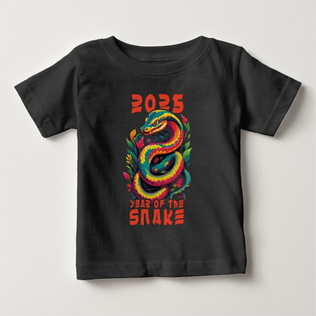 2025 Year Of The Snake Baby T-Shirt (Front)