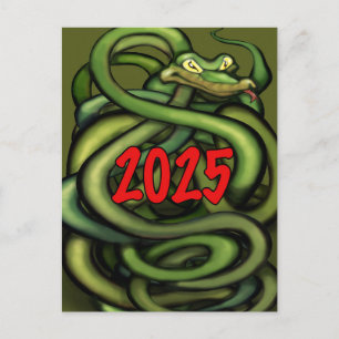 2025 Year of the Snake Card