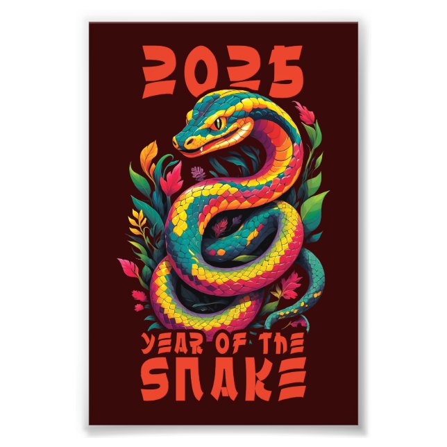 2025 Year Of The Snake Photo Print (Front)