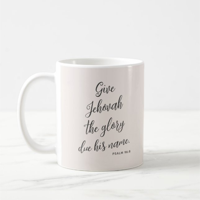 2025 Year Text of Jehovah's Witnesses | JW Coffee Mug (Left)