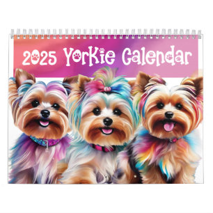 2025 Yorkie Calendar