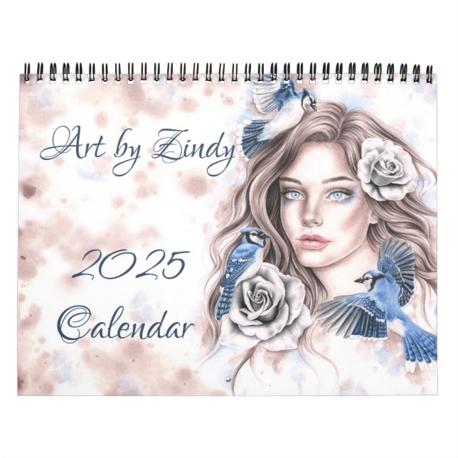 2025 Zindy Art Calendar (Cover)