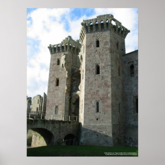 20263 Gatehouse Raglan Castle copy Poster