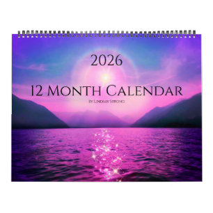 2026 12 Month Calendar by SSTRANGECLOUDSS