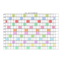 2026 - 2027 Academic Year Wall Planner Calendar