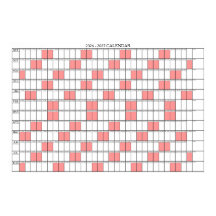 2026 - 2027 Academic Year Wall Planner Calendar