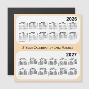 2026-2027 Wheat 2 Year Calendar by Janz Magnet
