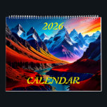 2026 Amazing Beautiful Splendour Landscapes Three Calendar<br><div class="desc">2026 Amazing Beautiful Splendour Landscapes Three</div>