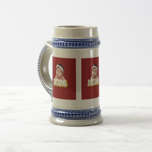 “2026 Baby Welcome” Beer Stein