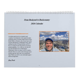 2026 Backyard to Backcountry Calendar