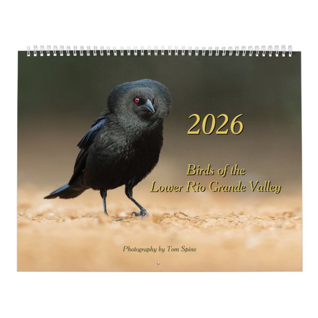 2026 - Birds of the Lower Rio Grande Valley Calend Calendar (Cover)