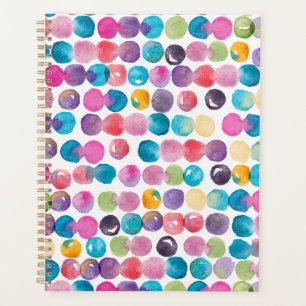 2026 Bright Watercolor Splash Planner