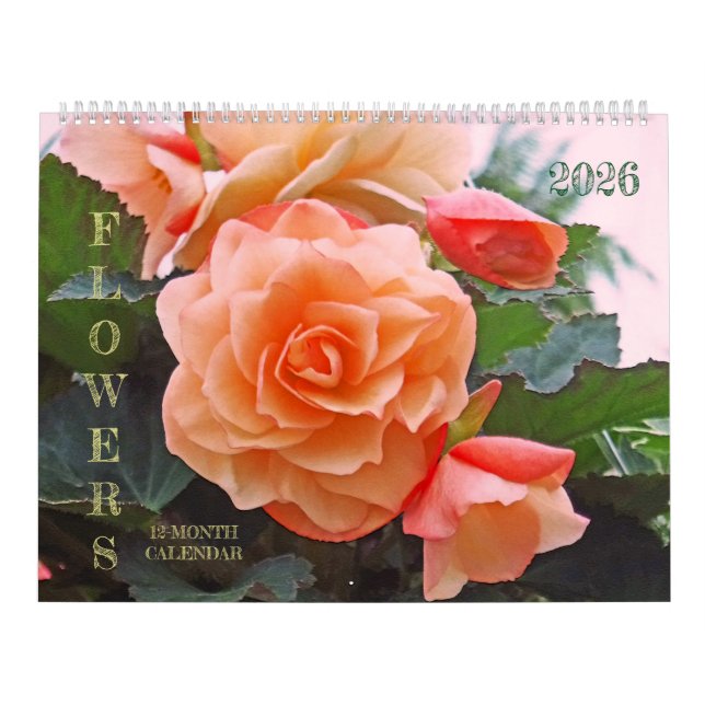 2026 CALENDAR/"FLOWERS" CALENDAR (Cover)