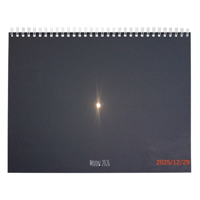 2026 Calendar moon 2026 (Cover)