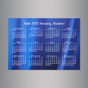 2026 Calendar Motivation Name Custom Photo Magnet