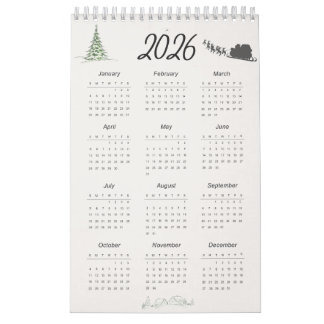 2026 Calendar – Printable & Wall Calendar Design