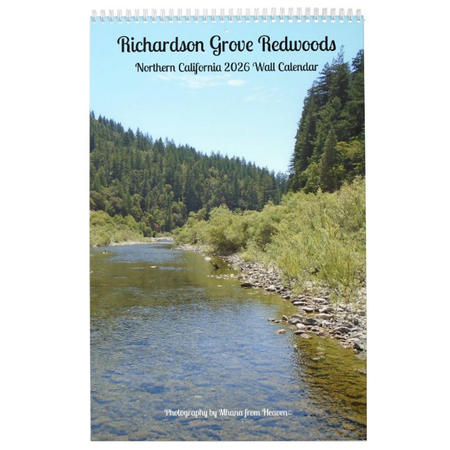 2026 Calendar Richardson Grove Single Sheet  (Cover)