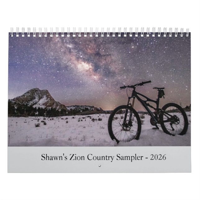 2026 Calendar - Shawn's Zion Country Sampler (Cover)