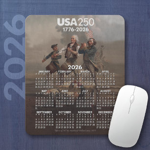 2026 Calendar - Spirit of 76 - America's 250th Mouse Pad
