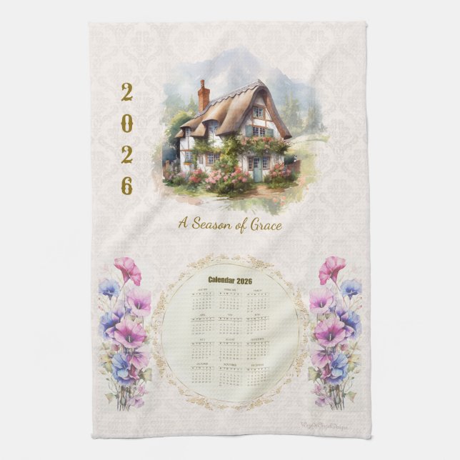 2026 Calendar Towel Church A Season of Grace (Vertical)
