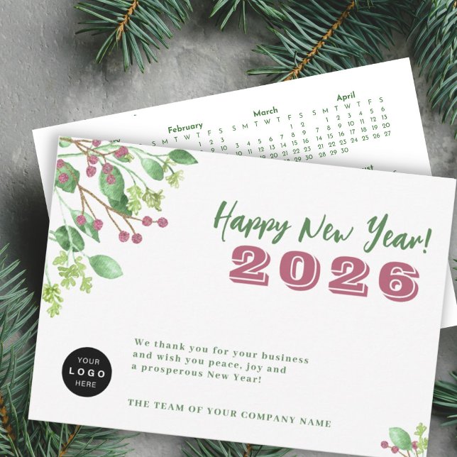 2026 calendar your logo business New Year holiday (Creator Uploaded)