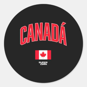 2026 Canada Soccer Fan World Cup _2  Classic Round Sticker