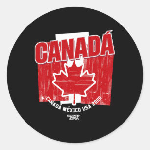 2026 Canada Soccer Fan World Cup  Classic Round Sticker