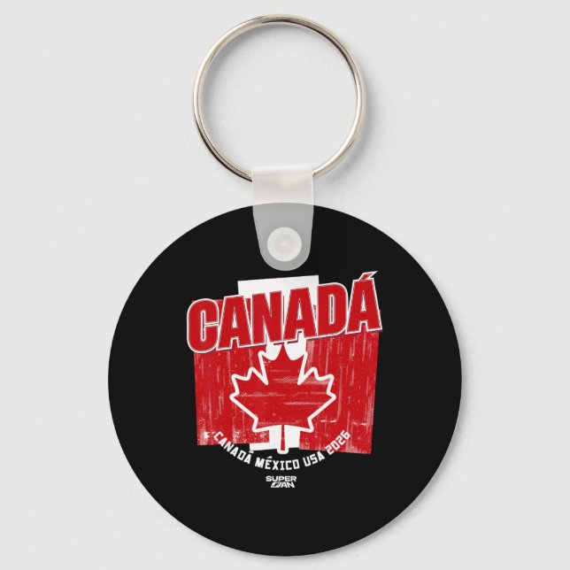 2026 Canada Soccer Fan World Cup  Key Ring (Front)