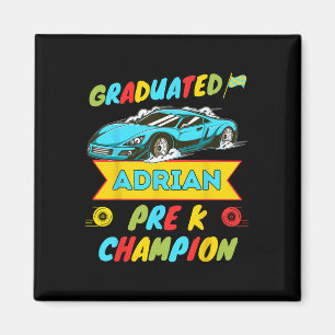 2026 Car Adrian Personalised Last Day Of Pre K Gra Magnet