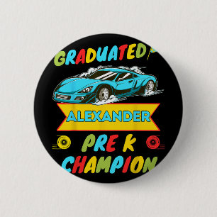 2026 Car Alexander Personalised Last Day Of Pre K 6 Cm Round Badge