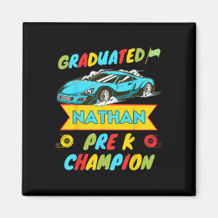 2026 Car Nathan Personalised Last Day Of Pre K Gra Magnet