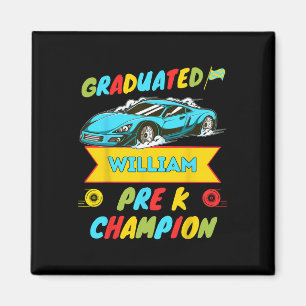 2026 Car William Personalised Last Day Of Pre K Gr Magnet