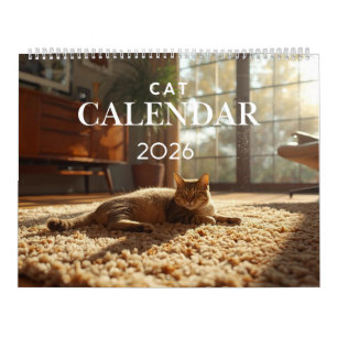 2026 Cat Calendar   12 Month Wall Calendar