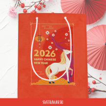 2026 Chinese Lunar Year of Horse Gift Bag