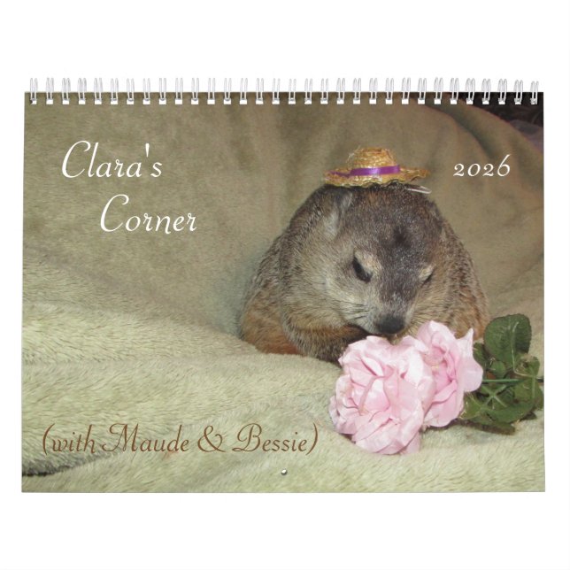 2026 Clara's Corner Groundhog Calendar F (Cover)