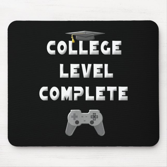 2026 college level complete funny video gamer mouse pad (Front)